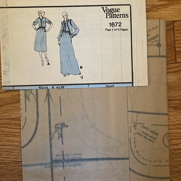 VTG ‘70s Vogue Calvin Klein UNCUT Pattern - Picture 5 of 9